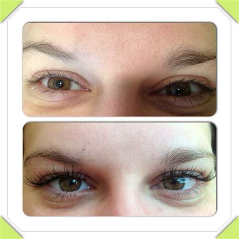 Before & After - Eyelash perm & tint. Available at Wild on Cherry Salon ...