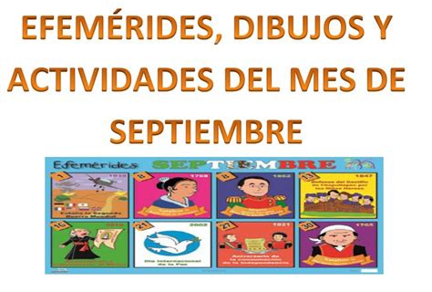 Efem Rides Actividades Y Dibujos Para Colorear Del Mes De Septiembre