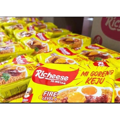 Jual Richeese Mie Goreng Keju Fire Level Richeese Ramen Ready