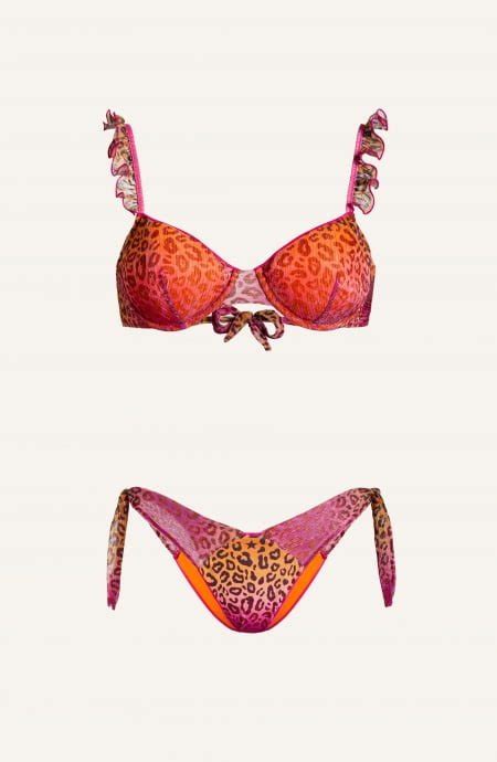 Bikini Balconcino Leopard Pin Up Stars Intimo Al Top Acquista Online