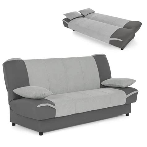 Canapé clic clac convertible ALTON en tissu gris ALTON Design