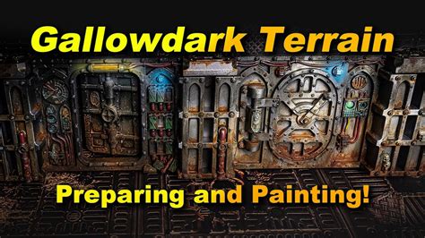 How To Paint Boarding Action Kill Team Gallowdark Terrain Youtube