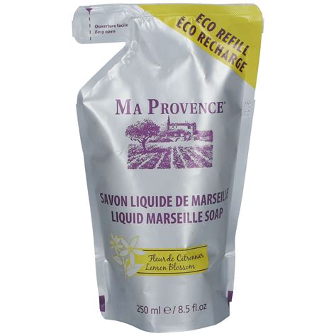 Ma Provence Savon Liquide De Marseille Fleur De Citronnier Co Recharge