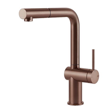 Gessi 60433 708 Robinet Mitigeur Inedito Avec Douchette En Cuivre Mat