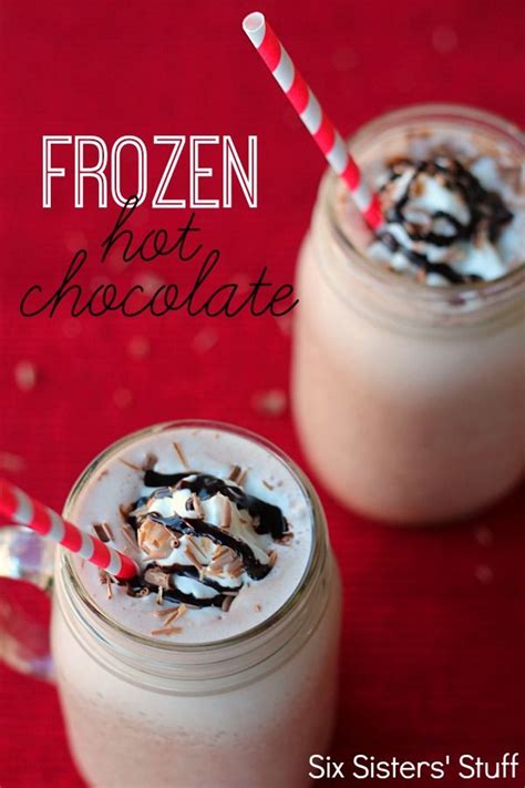 Frozen Hot Chocolate Recipe Recipe Frozen Hot Chocolate Frozen Hot