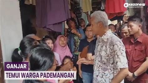 Serap Aspirasi Ganjar Disambut Antusias Warga Di Pademangan Barat