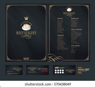 Creative Menu Design Layout Design Design Stock Vector Royalty Free