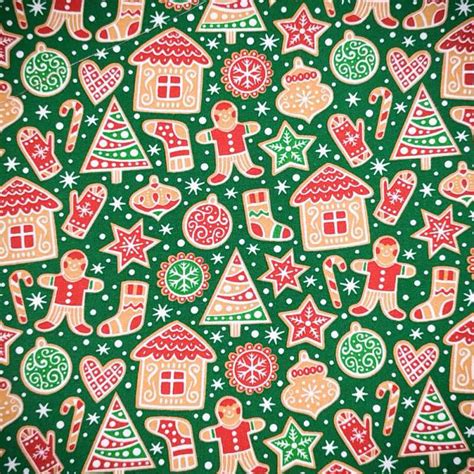 Tissu 100 coton imprimé Petit Biscuit Oeko Tex Tissu Coton Noël