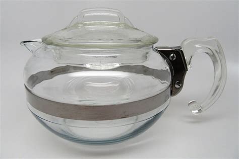 Pyrex Teapot And Lid Flameware By Pyrex Glass Teapot Etsy