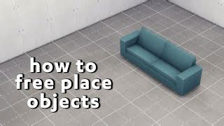 How To Freely Rotate Objects In The Sims Sims Doovi