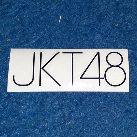 Jual Stiker Jkt48 Tambahan Untuk Lighstick Light Stick Jakarta