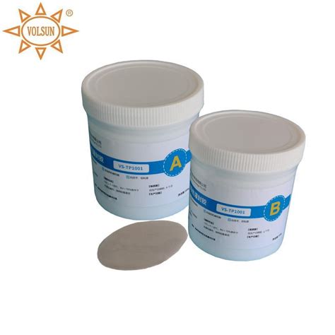 Silicone Liquid 1001 Potting Compound Thermally Conductive Black Epoxy Encapsulating Vs Tp1001