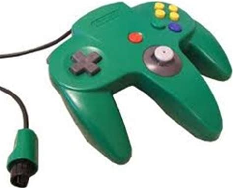 Green Nintendo 64 Game Controller N64 For Sale Dkoldies