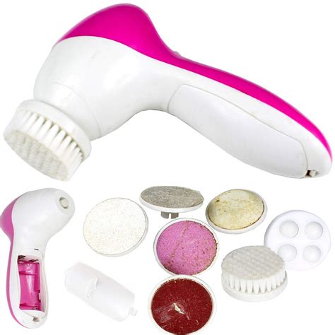 White And Pink Plastic In Facial Massager Cleaner For Face At Rs