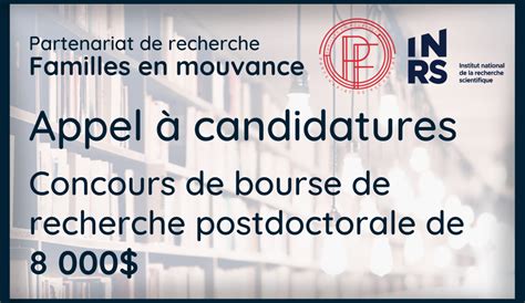 Concours Suppl Ment De Bourse De Recherche Postdoctorale