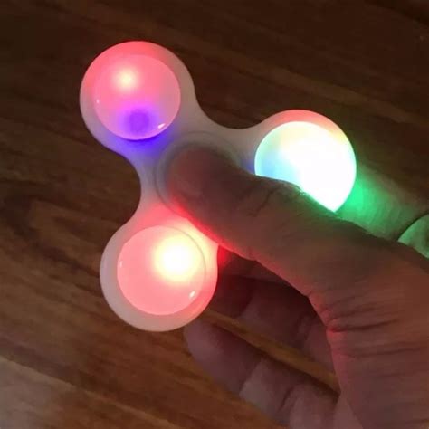 Fidget Hand Spinner Neon Brilha Escuro Anti Stress Ansiedade R