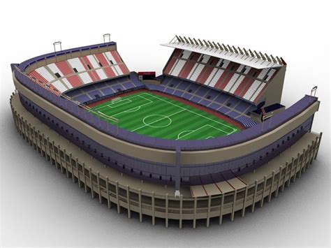 3d model football stadium