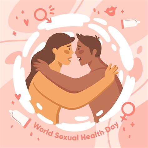 Free Vector World Sexual Health Day Man And Woman