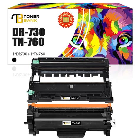 Toner Bank Compatible Toner Cartridge And Drum Unit For Brother Tn 760 Dr