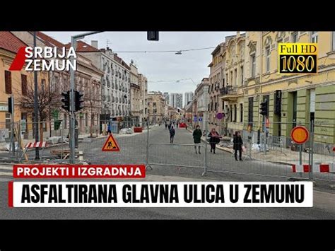 Završeno asfaltiranje Glavne ulice u Zemunu Uskoro puštanje u saobraćaj