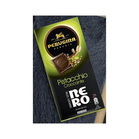 Online sale bars Italian Dark chocolate Perugina pistachio grains, made in Italy. Bars dark ...