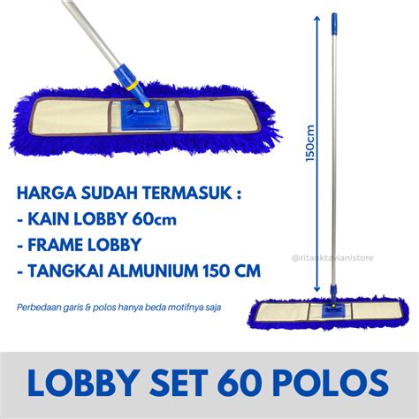 Jual GROSIR LOBBY DUSTER SET ACRILIC LOBBY SET POLOS 60CM PAKE