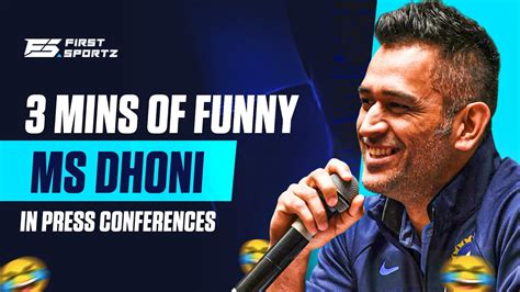 Ms Dhoni Funny Press Conferences Unfiltered Ms Dhoni Stump Mic Recordings Msdhoni Youtube