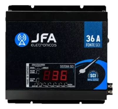 Fonte Carregador Automotiva Jfa 36a Amperes Slim Bivolt 2019