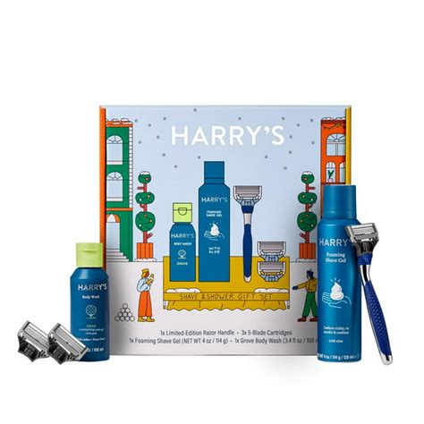 Harry’s Men’s 2022 Holiday Shave and Shower Gift Set, 6 Piece – BB ...