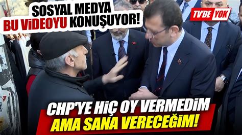 AKP li Vatandaştan Ekrem İmamoğlu na Teşekkür etti Sosyal Medya Ayağa