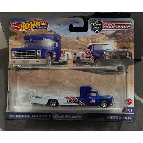 Hot Wheels Team Transport Retro Rig ONLY Without Dodge Macho Power Wagon Shopee Malaysia