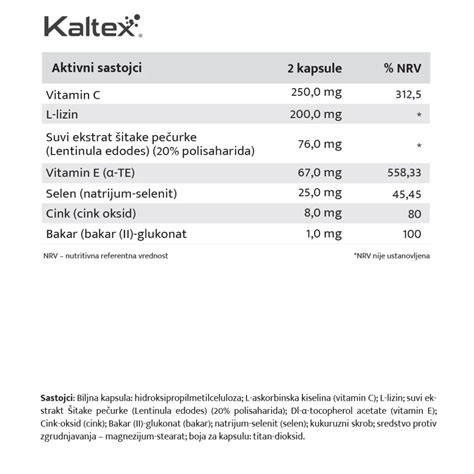 Kaltex Advanced Immune Complex Kapsula Eapoteka