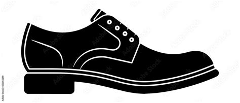 vector illustration of a shoe, shoe vector logo Stock Vector | Adobe Stock