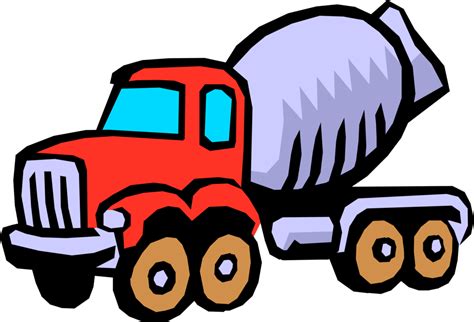 Transparent Dump Trucks Clipart Cartoon Cement Truck Png Download