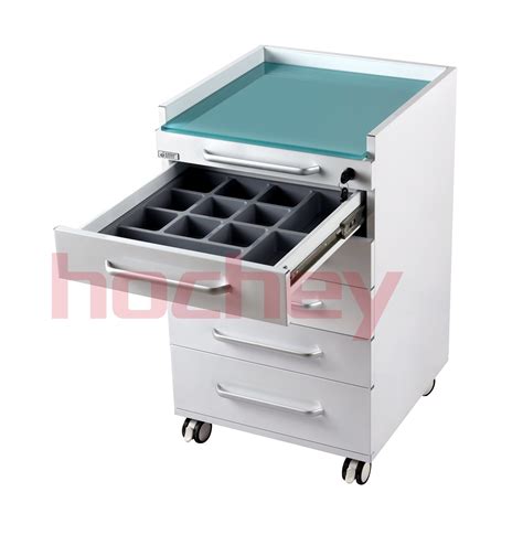 Hochey Medical Instrument Furniture Storage Dental Mobile Side Cabinet