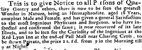 Prison Health On Twitter Sex Ambiguity In Early Modern Common Law 1629 1787