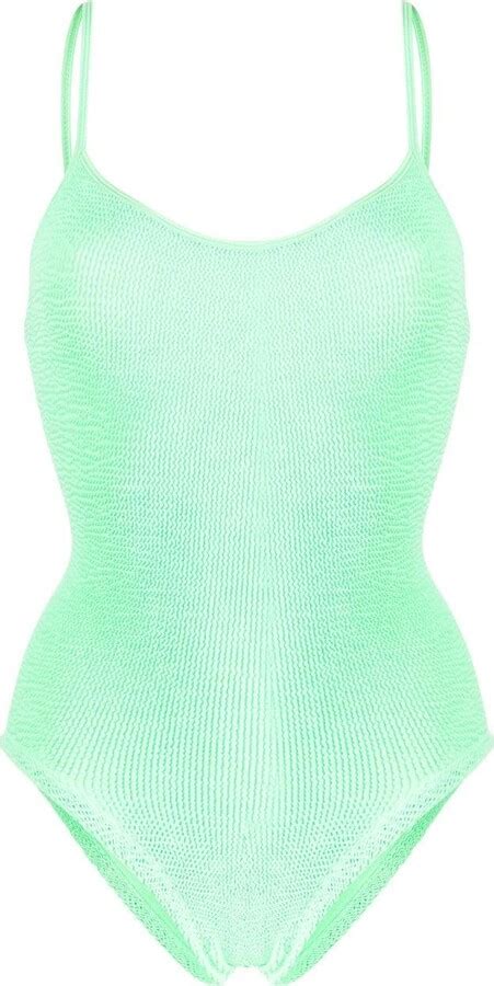 Hunza G Pamela Crinkle Swimsuit Shopstyle