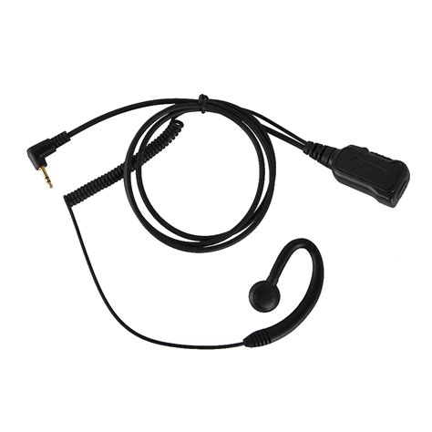 1 Pin 2 5mm Covert Acoustic Tube Earpiece Headset With Ptt And Microphone For Motorola Two Way