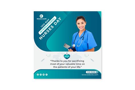 Happy Nurse Day Web Banner Template Graphic by BrandUIX · Creative Fabrica