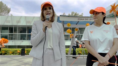 En el marco del Día Naranja la Titular del SESNSP acompañó a la