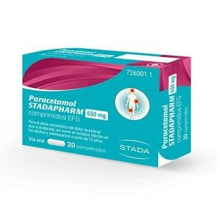 Paracetamol Pensavital Efg Mg Comprimidos Nuestrafarma