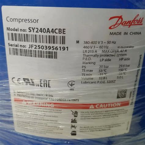 Danfoss SY240A4CBE Compressor Sentra Indoklima