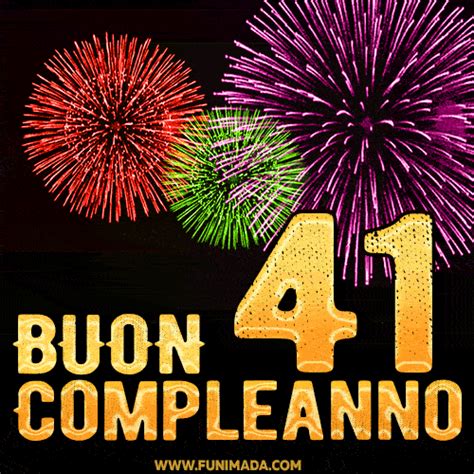 Buon 41 Compleanno Funimada