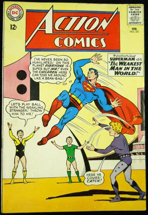 ACTION COMICS 321 VG FN Silver Age Comics