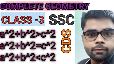 COMPLETE GEOMETRY CLASS 3 TRIANGLE IMPORTANT FOR SSC CGL CHSL MTS CDS