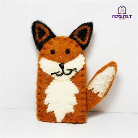 Quality Fox Felt Finger Puppet Wholesale 5cm