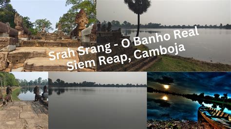 Camboja Srah Srang O Banho Real Viagem A Siem Reap Royal