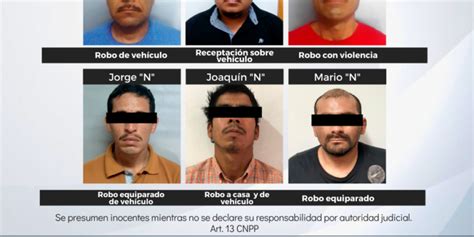 Por Diversos Delitos Son Detenidas 6 Personas Televisora