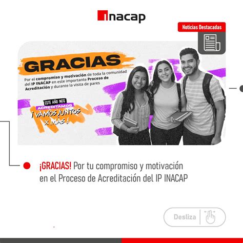 INACAP On Twitter NoticiasDestacadasINACAP GRACIAS Por Tu