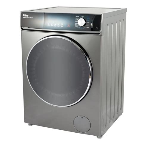 Lava E Seca 16 Programas Eco Inverter Philco 10 Kg Inox PLS11T 220V